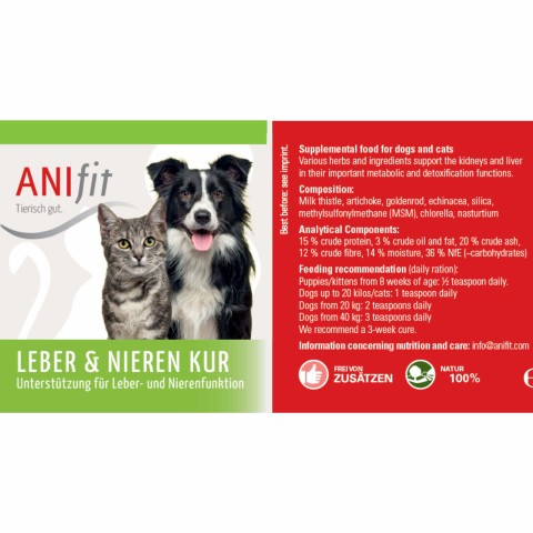 Cat Dog Accessories Supplements Liver & Kidney Cure 80g 1 Piece -4- Anifit